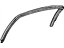 Mopar 4780165AB WEATHERSTRIP-Rear Door Flush Glass