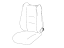 Mopar 7BG72LA8AB Cover-Front Seat Back