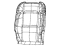 Mopar 7AW84CV5AB Cover-Front Seat Back
