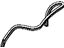 Mopar 68141384AC WEATHERSTRIP-WHEELHOUSE