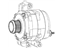 Mopar 56029624AA Generator-Engine