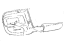 Mopar 4720574 ASHTRAY Rear Door