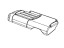 Mopar 5YT66XDBAA Rear Seat Cushion Cover Right