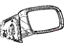 Mopar 1CE281A4AD Door Side Rear View-Power Mirror Assembly Right
