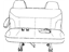 Mopar 1HH381J3AA HEADREST-Rear