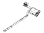 Mopar 68249236AA Exhaust Muffler