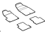Mopar 1SW32DX9AD Mat-Floor