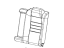 Mopar 5YB81DW1AA Rear Seat Back Cover Left