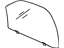 Mopar 55372812AA Front Door Glass