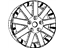 Mopar 1BD60XZAAE Aluminum Wheel