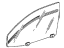 Mopar 4780420 WEATHERSTRIP Front Door Flush Glass