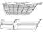 Mopar 68082050AE Grille-Radiator