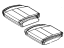Mopar 6QD31JR1AA Rear Seat Cushion Cover