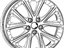 Mopar 1XC17JXYAA Aluminum Wheel