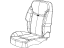 Mopar 5QY73DX9AA Front Seat Back Cover