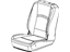 Mopar 1XT51BD3AA Front Seat Back Cover