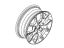 Mopar 6ZQ69MAAAA Aluminum Wheel