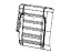 Mopar 6CB88NX8AA Rear Seat Back Cover