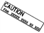 Mopar 4592114 Label-Fan Caution