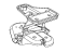 Mopar 68084078AC Bracket-Engine Mount