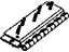 Mopar 68002741AA Hinge-Floor Console Lid