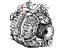 Mopar 4801768AA ALTERNATR-Engine