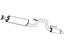 Mopar 52129335AC Exhaust Muffler And Tailpipe