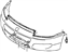 Mopar MR432891 Plate-FASCIA To Body