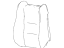 Mopar 6QR72JR1AA Front Seat Back Cover