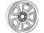 Mopar 4895425AE Black Steel Wheel