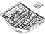 Mopar 68043494AE Pan-Front Floor