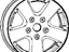 Mopar 1UC54S4AAA Spoke Steel Wheel Rim