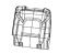 Mopar 7AR59BD3AA Cover-Rear Seat Back