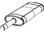 Mopar 52125106AI Exhaust Muffler