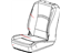 Mopar 5LD61BD3AA Front Seat Cushion Cover