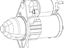 Mopar 68084005AA Starter Motor