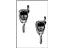 Mopar 68039414AC Key-Blank With Transmitter