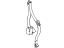 Mopar 55217082 Right Rear Retractor Seat Belt