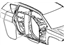 Mopar 5116398AI WEATHERSTRIP-Front Door Body Mounted