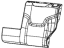 Mopar 6EN24U5NAA Rear Seat Back Cover