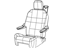 Mopar 68049981AA Frame-Rear Seat Cushion