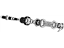 Mopar 68071221AC MAINSHAFT-Transfer Case