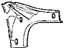 Mopar 55076237AB Bracket-Upper Roller