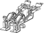 Mopar 68250901AC Bracket-Rear Seat