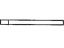 Mopar 4276731 Molding Front Door Outside Lower