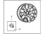 Mopar 5UR351AAAA Aluminum Wheel