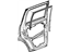 Mopar 55360936AF WEATHERSTRIP-Rear Door Glass Run