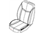 Mopar 1US57DX9AA Front Seat Cushion Cover