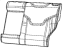 Mopar 6RU29LR5AA Rear Seat Back Cover