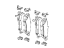 Mopar 68376749AD Pad Kit-Rear Disc Brake
